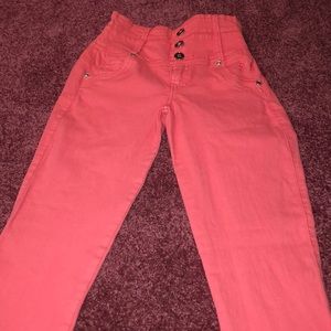 Women’s High-Waist Pink Jeans